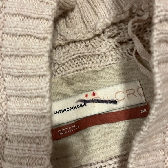 NWT Anthropologie Pilcro Jemma Cable Knit Cardigan M/L - Picture 8 of 16